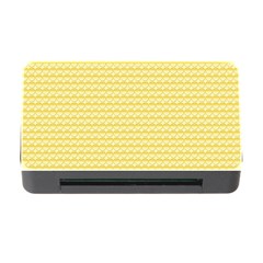 Pattern Yellow Heart Heart Pattern Memory Card Reader With Cf by Nexatart