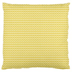 Pattern Yellow Heart Heart Pattern Standard Flano Cushion Case (two Sides) by Nexatart