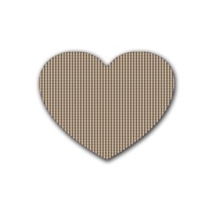 Pattern Background Stripes Karos Heart Coaster (4 Pack) 