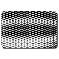 Expanded Metal Facade Background Large Doormat  by Nexatart