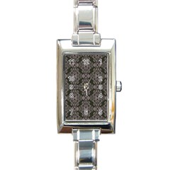 Line Geometry Pattern Geometric Rectangle Italian Charm Watch by Nexatart