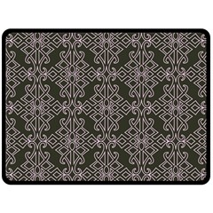 Line Geometry Pattern Geometric Fleece Blanket (large)  by Nexatart