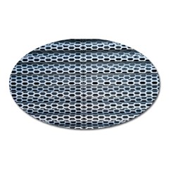 Texture Pattern Metal Oval Magnet by Nexatart