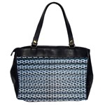 Texture Pattern Metal Office Handbags (2 Sides)  Back