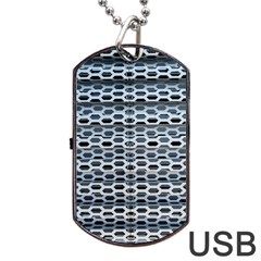 Texture Pattern Metal Dog Tag Usb Flash (two Sides) by Nexatart