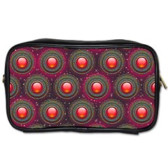 Abstract Circle Gem Pattern Toiletries Bags by Nexatart