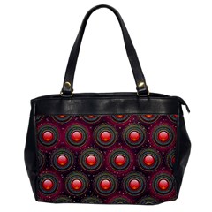 Abstract Circle Gem Pattern Office Handbags by Nexatart