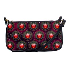 Abstract Circle Gem Pattern Shoulder Clutch Bags by Nexatart