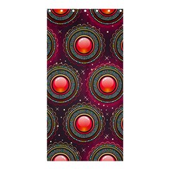 Abstract Circle Gem Pattern Shower Curtain 36  X 72  (stall)  by Nexatart