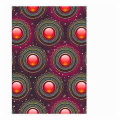 Abstract Circle Gem Pattern Small Garden Flag (two Sides) by Nexatart