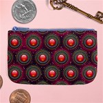 Abstract Circle Gem Pattern Large Coin Purse Front