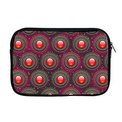 Abstract Circle Gem Pattern Apple Macbook Pro 17  Zipper Case by Nexatart