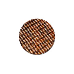 Dirty Pattern Roof Texture Golf Ball Marker by Nexatart