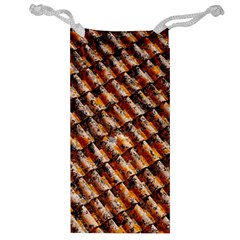 Dirty Pattern Roof Texture Jewelry Bag by Nexatart