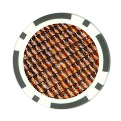 Dirty Pattern Roof Texture Poker Chip Card Guard by Nexatart