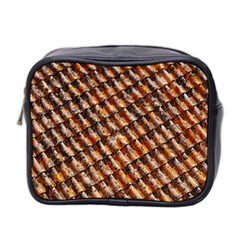 Dirty Pattern Roof Texture Mini Toiletries Bag 2-side by Nexatart