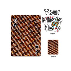 Dirty Pattern Roof Texture Playing Cards 54 (mini)  by Nexatart