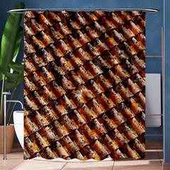 Dirty Pattern Roof Texture Shower Curtain 60  X 72  (medium)  by Nexatart