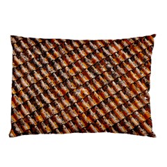 Dirty Pattern Roof Texture Pillow Case (two Sides) by Nexatart