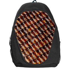 Dirty Pattern Roof Texture Backpack Bag by Nexatart