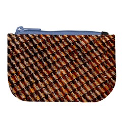 Dirty Pattern Roof Texture Large Coin Purse by Nexatart