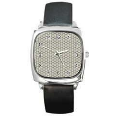 Background Website Pattern Soft Square Metal Watch by Nexatart