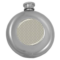 Background Website Pattern Soft Round Hip Flask (5 Oz)