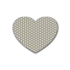 Background Website Pattern Soft Rubber Coaster (heart)  by Nexatart