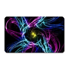 Abstract Art Color Design Lines Magnet (Rectangular)