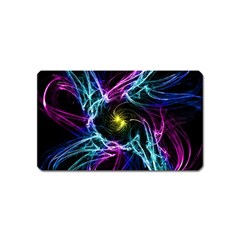 Abstract Art Color Design Lines Magnet (Name Card)