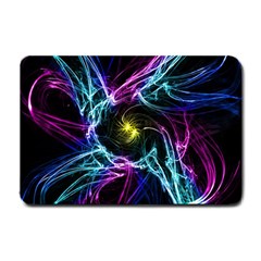 Abstract Art Color Design Lines Small Doormat  by Nexatart