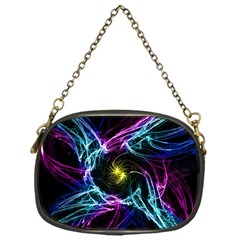 Abstract Art Color Design Lines Chain Purses (One Side) 