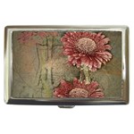 Flowers Plant Red Drawing Art Cigarette Money Cases Front