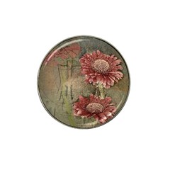 Flowers Plant Red Drawing Art Hat Clip Ball Marker by Nexatart