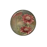 Flowers Plant Red Drawing Art Hat Clip Ball Marker Front