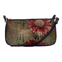 Flowers Plant Red Drawing Art Shoulder Clutch Bags by Nexatart