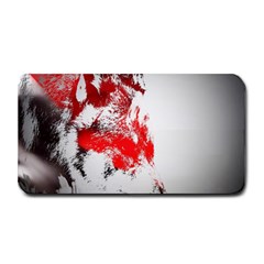 Red Black Wolf Stamp Background Medium Bar Mats