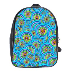 Digital Art Circle About Colorful School Bags (xl)  by Nexatart