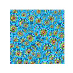 Digital Art Circle About Colorful Small Satin Scarf (square) by Nexatart