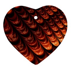 Fractal Mathematics Frax Heart Ornament (two Sides) by Nexatart