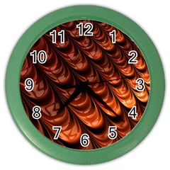 Fractal Mathematics Frax Color Wall Clocks by Nexatart