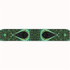 Fractal Art Green Pattern Design Small Bar Mats by Nexatart