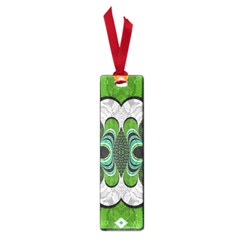 Fractal Art Green Pattern Design Small Book Marks by Nexatart