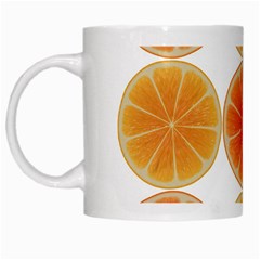 Orange Discs Orange Slices Fruit White Mugs by Nexatart