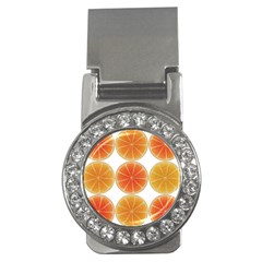 Orange Discs Orange Slices Fruit Money Clips (cz)  by Nexatart