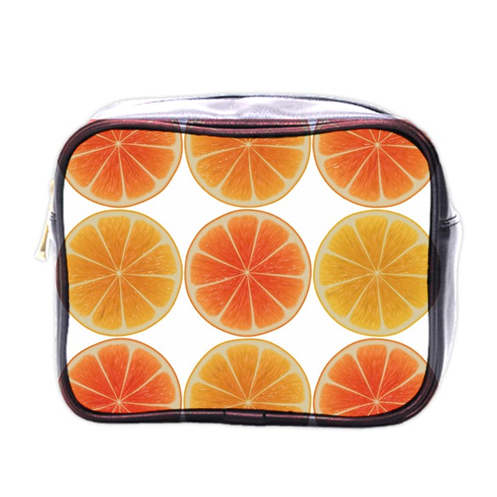 Orange Discs Orange Slices Fruit Mini Toiletries Bags