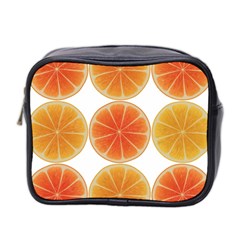 Orange Discs Orange Slices Fruit Mini Toiletries Bag 2-side by Nexatart