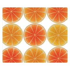 Orange Discs Orange Slices Fruit Double Sided Flano Blanket (small)  by Nexatart