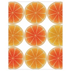 Orange Discs Orange Slices Fruit Drawstring Bag (small) by Nexatart