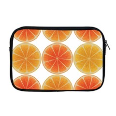 Orange Discs Orange Slices Fruit Apple Macbook Pro 17  Zipper Case by Nexatart